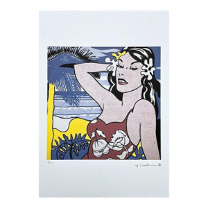 After Roy Lichtenstein, "Aloha", 1990s, Silk-Screen