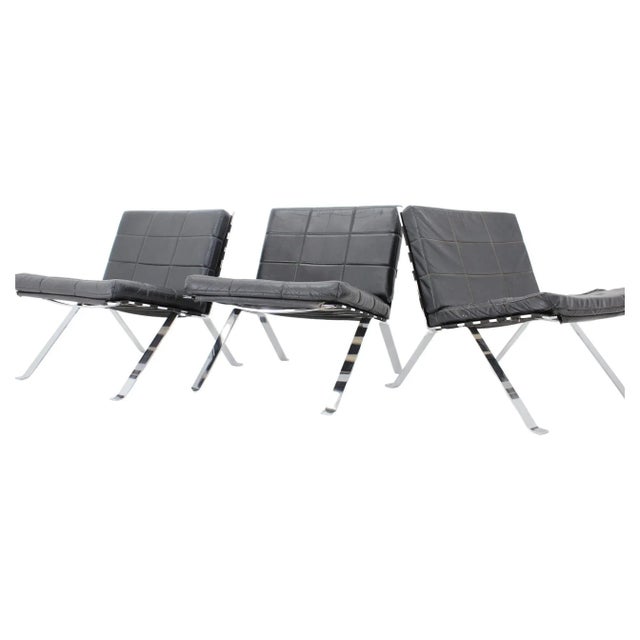 Leather Lounge Chairs by Hans Eichenberger for Girsberger, Switzerland, 1966, Set of 3 For Sale - Image 13 of 13