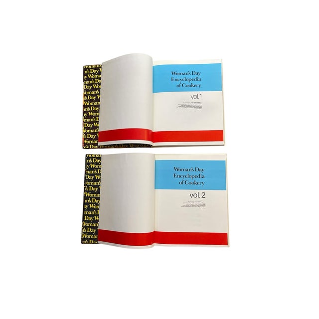 American 1970s Woman's Day Encyclopedia of Cookery Volumes 1 & 2 For Sale - Image 3 of 6