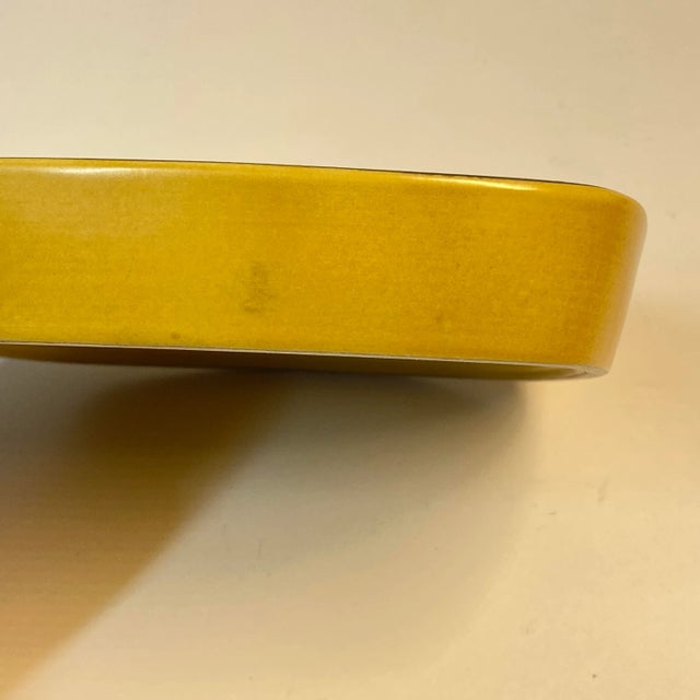 Johanne Gerber 1968 Danish Johanne Gerber Tenera Series Apple Design Decorative Dish For Sale - Image 4 of 6