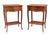 1960s Pair of French Louis XV Style Rosewood Side Tables Attributed to André Mailfert For Sale