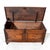 18th Century French Louis XVI Period Carved Walnut Coffer With Marquetry For Sale - Image 12 of 18