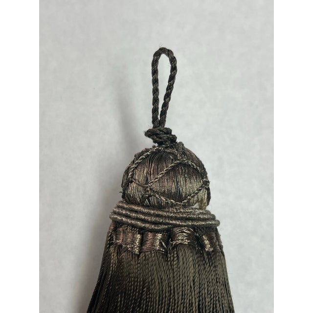 Set of 4 Chocolate Versailles Style Tassels For Sale In San Diego - Image 6 of 6