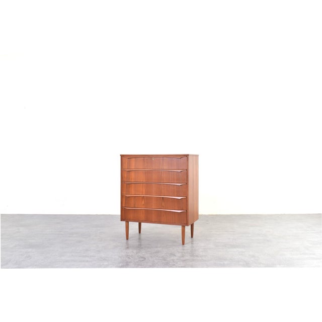 Mid-Century Modern Mid-Century Modern Danish Teak Chest of Drawers, 1960s For Sale - Image 3 of 16