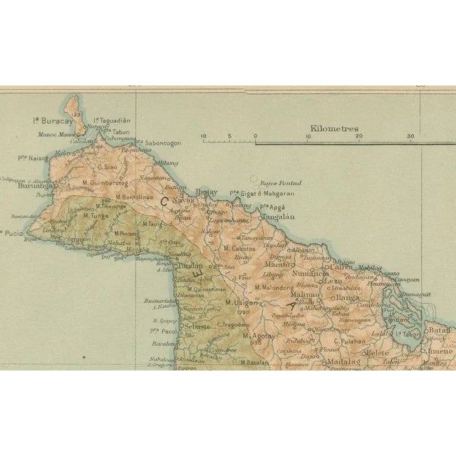 Map of the Island of Panay, 1899 For Sale - Image 3 of 9