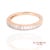 14k (585) Rose Gold Natural Diamond Milgrain Engraved Band Ring Size 6 For Sale In New York - Image 6 of 11