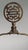 Vintage Black & Gold Chinoiserie Table Lamp With Asian Medallion and Matching Finial For Sale - Image 13 of 13