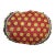 Zabihi Collection Round Indian Textile Pillow For Sale