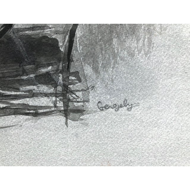 Tibor Gergely, Farm house by Famed Childrens Book Illustrator Tibor Gergely, 1970 For Sale - Image 4 of 6