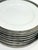 Tuscan 8 Piece Arte Italica Tuscan Pewter Rim Salad/Dessert Plates For Sale - Image 3 of 4