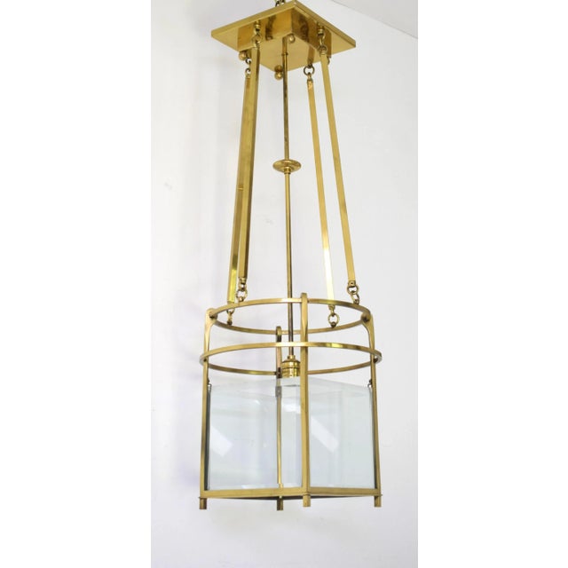 Art Nouveau Vienna Secession Ceiling Lamp, 1890s For Sale - Image 4 of 10