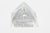 Vintage Merle Edelman Lucite Grid Face Triangle Embedded Sculpture Paperweight, 1970's For Sale - Image 10 of 11