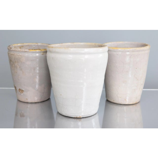 Light Gray Petite 19th Century Italian Gray Glazed Confit Pot From Naples For Sale - Image 8 of 8