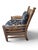 Maitland-Smith British Colonial Cane Lounge Chair & Ottoman, C. 1990 For Sale - Image 10 of 16