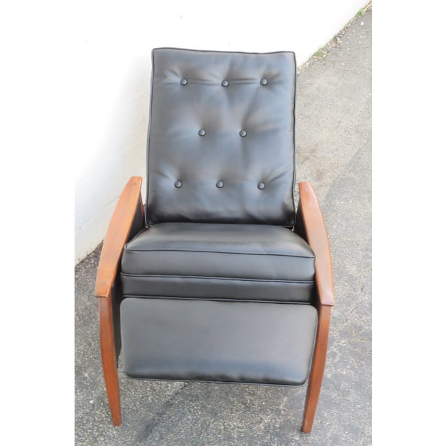 Wood Milo Baughman for Thayer Coggin Mid Century Modern Lounge Chair 6208 For Sale - Image 7 of 17