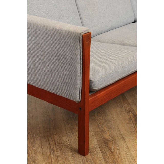 1960s Hans Wegner Danish Modern Teak Sofa For Sale - Image 5 of 12