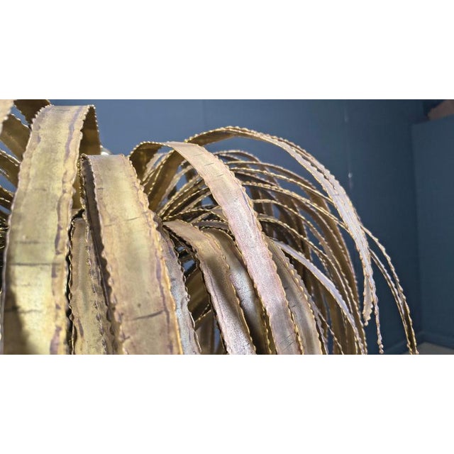 Brass Palm Tree Floor Lamp from Maison Jansen, 1970s For Sale - Image 14 of 18