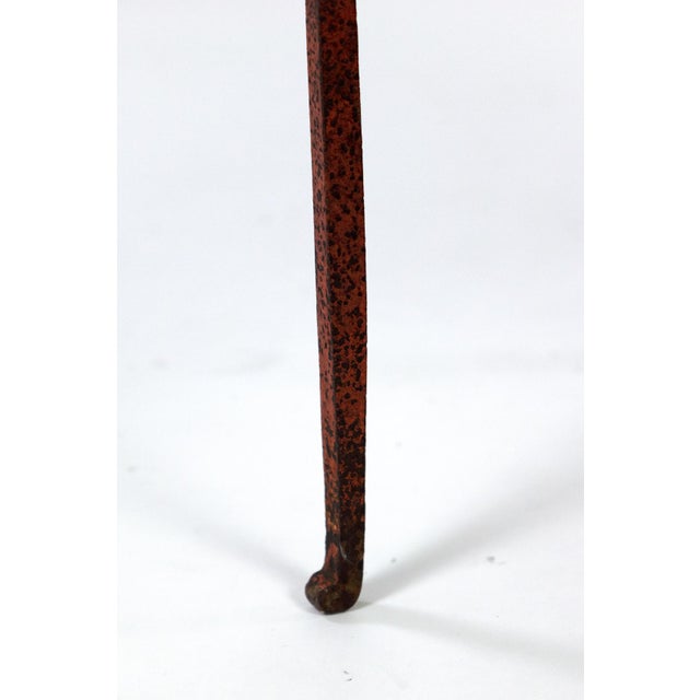 Mid 19th Century French Persimmon Painted Metal Wine Making Barrel For Sale - Image 4 of 13