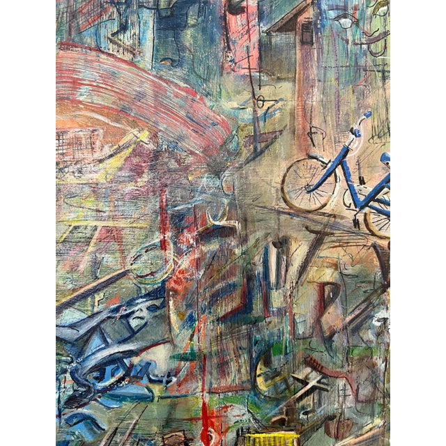 Pierre Henry, Souvenirs d'enfancre, Oil on canvas For Sale - Image 4 of 11