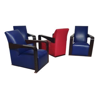 Vintage Ying Lounge Chairs by Hugues Chevalier for Tommy Hilfiger, 1990s, Set of 4 For Sale