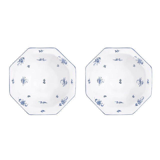 ZdG Brindille Bowls, Bleu Moustiers - Set of 2 For Sale - Image 9 of 9