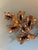 1960s C. Jere Signed Artisan House Brutalist Botanical Wall Sculpture For Sale - Image 10 of 11