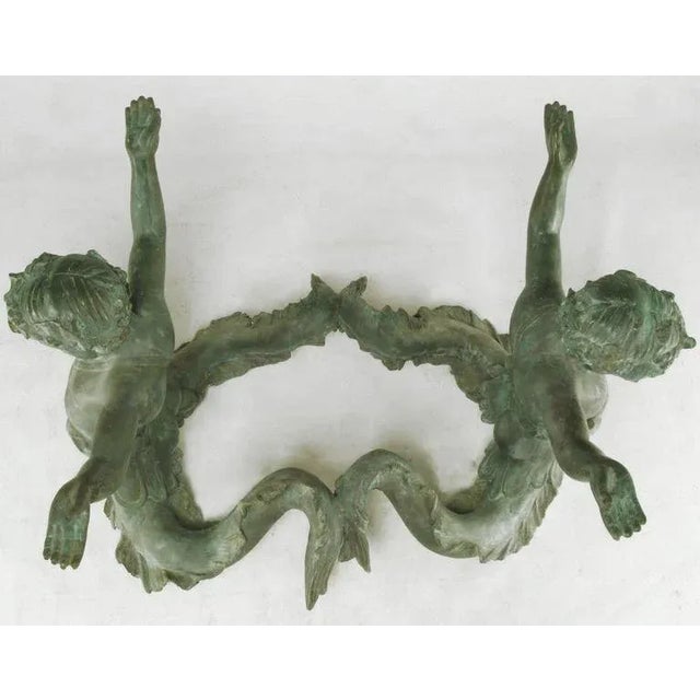 Bronze Putti Di Mare & Glass Dining Table For Sale - Image 9 of 10
