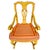 Early 20th Century Venetian Rococo / Louis Revival Style Yellow Wood Upholstered Accent Side Chairs - A Pair For Sale - Image 13 of 17