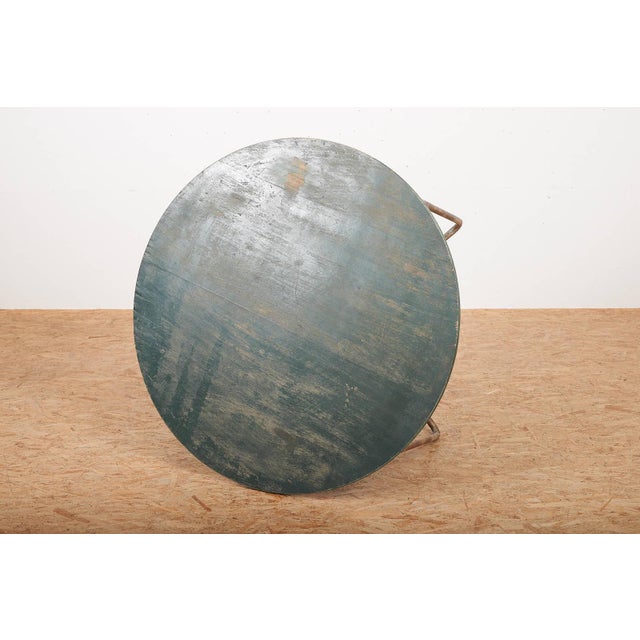 Steel Tube Table in Steel Tubes and Plywood Top For Sale - Image 10 of 14