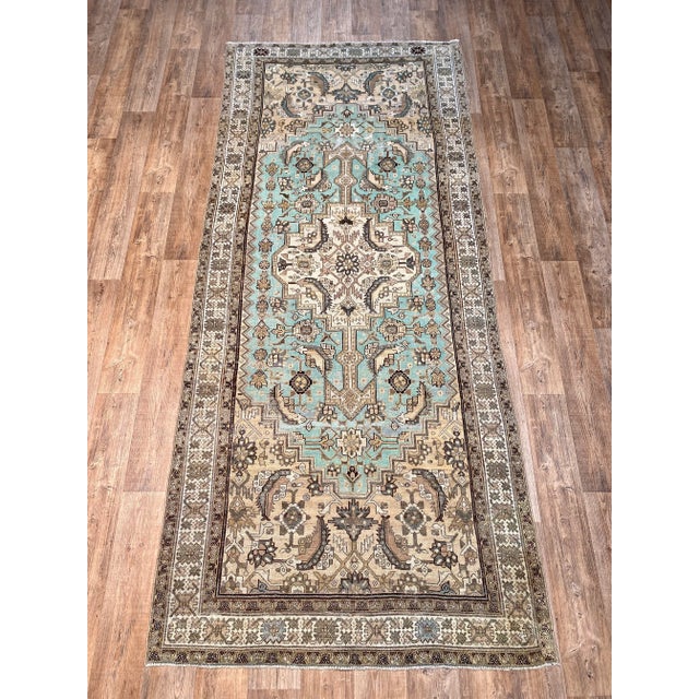 1920s Vintage Bellwether Rugs Bibikabad Runner - 5'2" X 11'9" For Sale In Los Angeles - Image 6 of 6