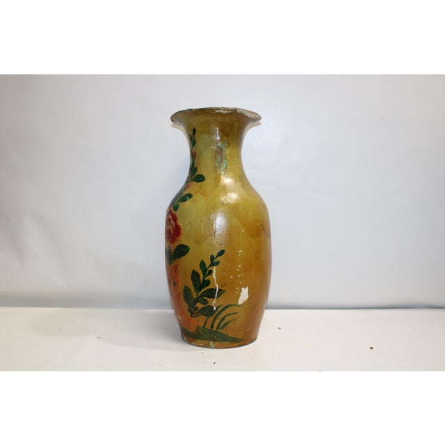 1960s Kitten Playing in Flowers Vase Papier-Mâché For Sale - Image 5 of 14