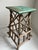 Teal Vintage Adirondack Twig Side Table For Sale - Image 8 of 9