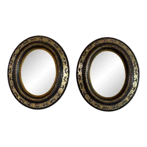 Late 19th Century French Napoléon III Mirrors - a Pair