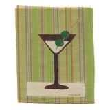 Sally the Martini by Willa Heart in Brimfield Black Frame, Mini Art Print For Sale