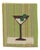 Sally the Martini by Willa Heart in Brimfield Black Frame, Mini Art Print For Sale