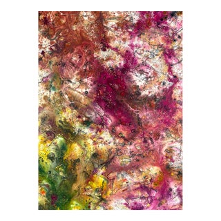 "Barbara" - Abstract Expressionist Composition in Acrylic on Canvas by Charles David Francis For Sale