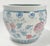 Vintage Large Porcelain Pastel Floral Motif Fish Bowl Cachepot Planter For Sale In Kansas City - Image 6 of 8