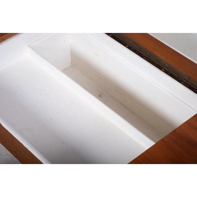 1960s Danish Modern Teak Vanity Table with Mirror, 1960s For Sale - Image 5 of 13