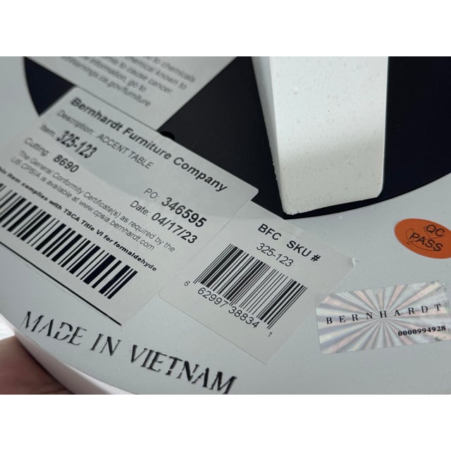 Bernhardt Stratum Accent Table For Sale - Image 12 of 12