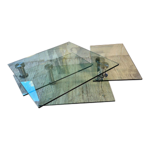 Modern Glass Kinetic Glass Coffee Table / Modern Glass Motion Table