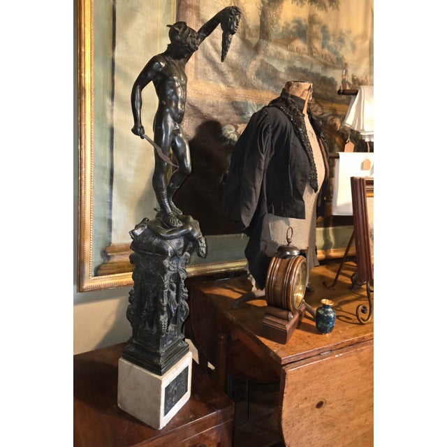 Grand Tour Persius and Medusa Bronze After Cellini For Sale In San Antonio - Image 6 of 17