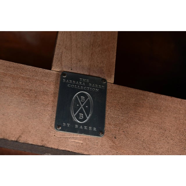 Barbara Barry for Baker Furniture Oversized Mahogany Nightstands, Newly Refinished For Sale - Image 13 of 15