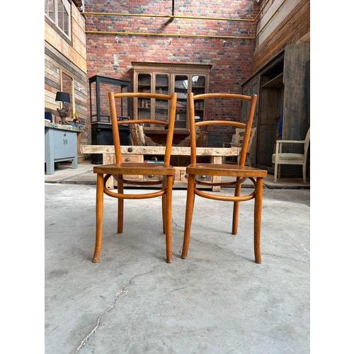 Bistro Chairs, Set of 2 For Sale - Image 4 of 7
