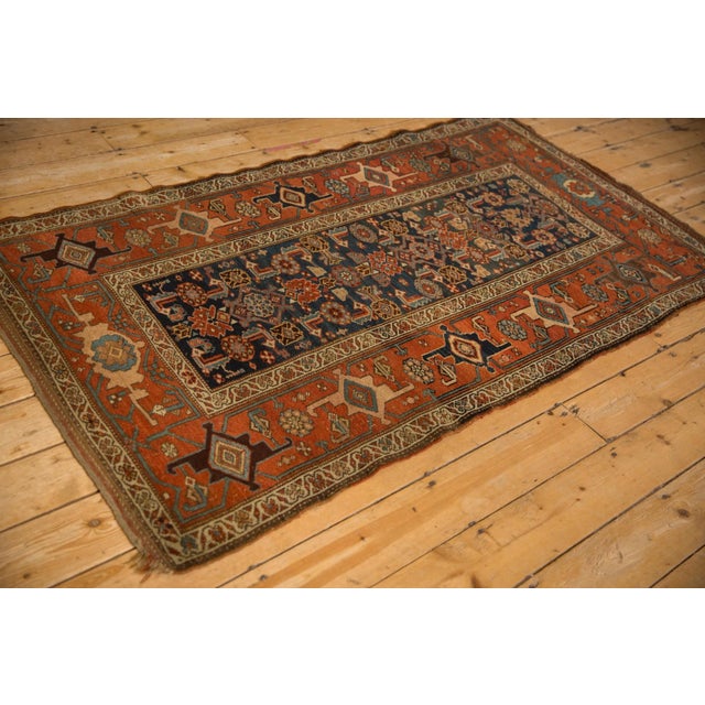 Antique Kurdish Hamadan Rug - 3'9" X 6'7" For Sale In New York - Image 6 of 11