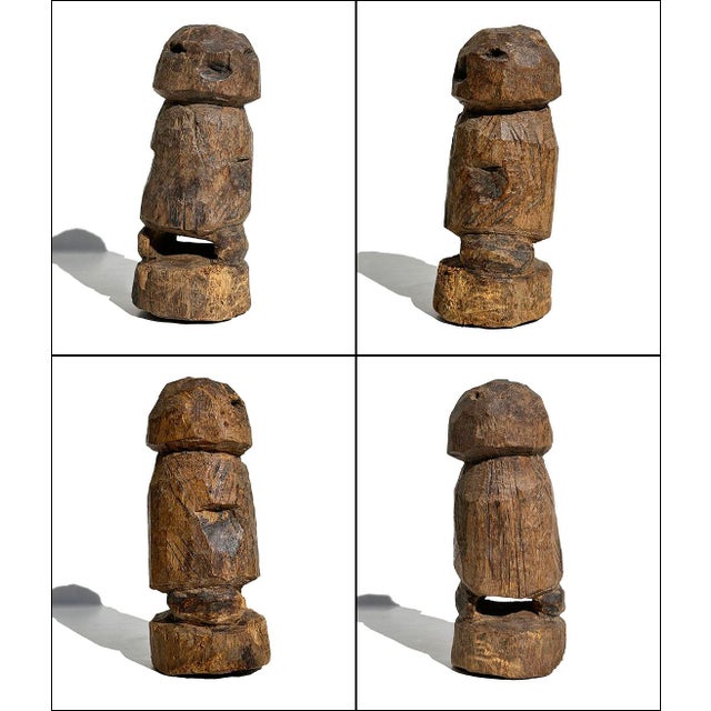 Fine piece of ethnic art from the Togo region of western Africa, likely mid 20thC vintage. Hand carved Losso...