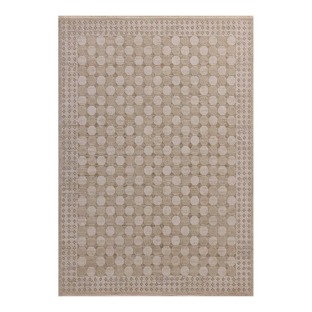 Amber Lewis x Loloi Cali Taupe / Natural 6'-7" x 9'-2" Area Rug For Sale