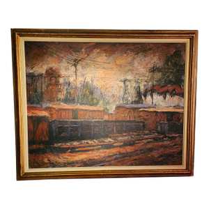 Signed Oil Painting on Canvas 1989