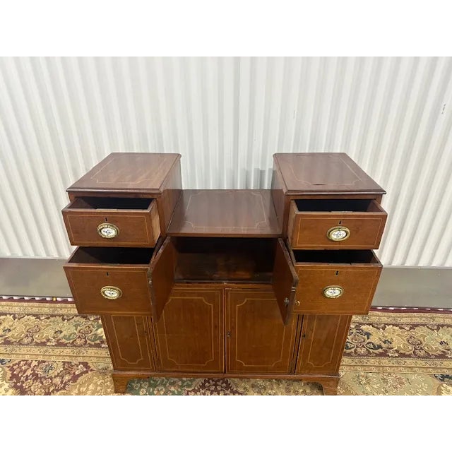 Traditional 1910s Antique Regency Style Cabinet For Sale - Image 3 of 10