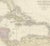 Antique Map of the Antilles in the Caribbean, 1875 For Sale - Image 4 of 5