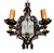 Metal 1920s Chandelier With Original Bronze Patina and Glass Beads For Sale - Image 7 of 10